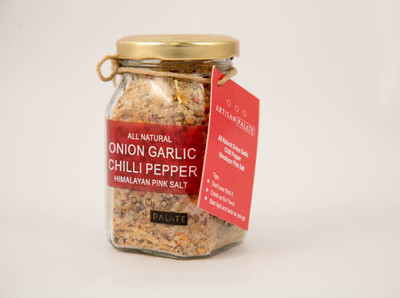 

Artisan Palate All Natural Onion Garlic Chilli Pepper Himalayan Pink Salt Himalayan Pink Salt(150 g)