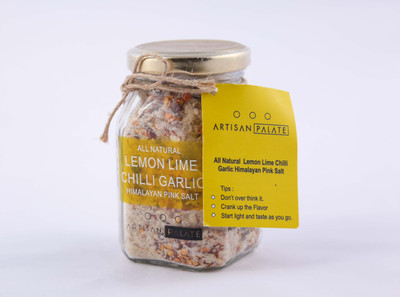 

Artisan Palate All Natural Lemon Lime Chilli Garlic Himalayan Pink salt Himalayan Pink Salt(150 g)