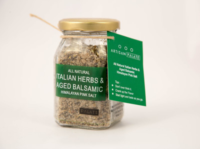 

Artisan Palate All Natural Italian Herbs, Aged Balsamic Himalayan Pink Salt Himalayan Pink Salt(150 g)