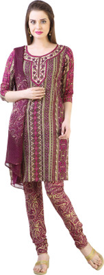 

Libas Indi Printed Kurta & Churidar(Stitched, Multicolor