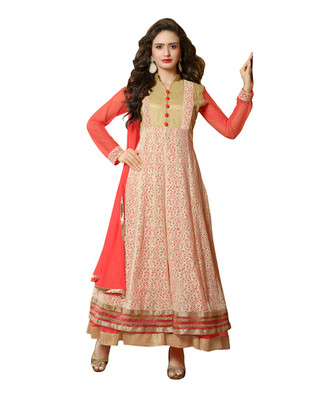 

Viha Self Design Kurta & Churidar(Stitched), Pink