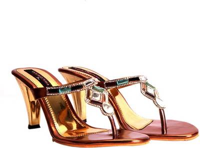Trilokani Women Copper Heels