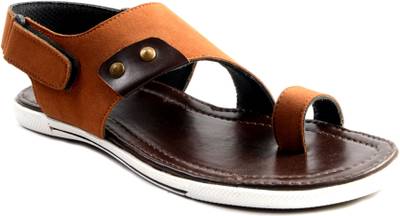 Shoegaro Men Tan Sandals