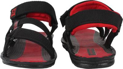 Oricum Men Black, Red Sandals