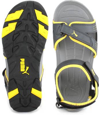 Puma Men Dark Shadow-Dandelion Sports Sandals