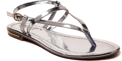 

Gnist Women Silver Flats