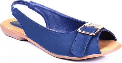 

Bare Soles Women Blue Flats