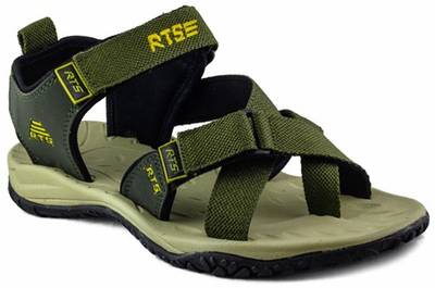 RTS Men MEHENDI/YELLOW Sandals