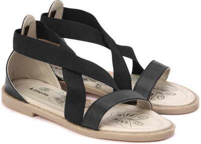 

KITTENS Boys & Girls Flats(Black