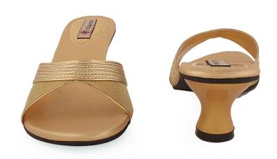 Indulgence Women Gold Heels