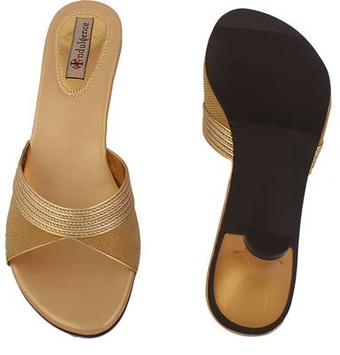 Indulgence Women Gold Heels