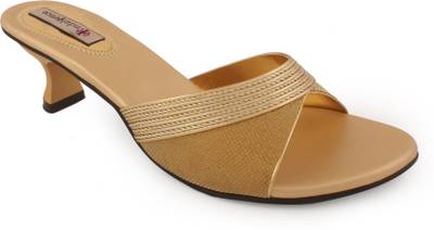 Indulgence Women Gold Heels