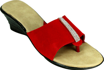 

Sam Stefy Women Red Wedges