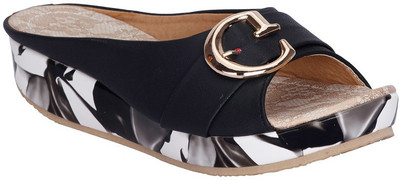 

VAGON Women Black Wedges