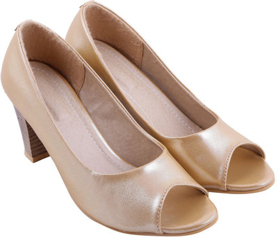 

Adorn Women Golden Heels