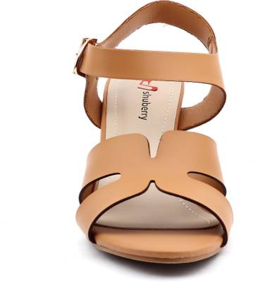 Shuberry Women Tan Heels