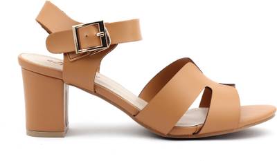 Shuberry Women Tan Heels
