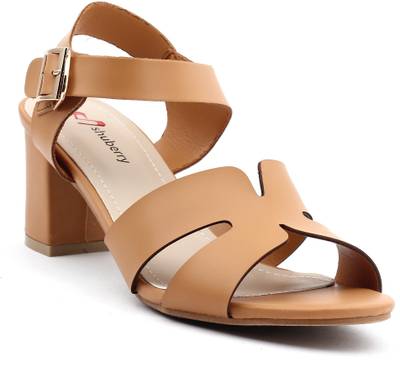 Shuberry Women Tan Heels