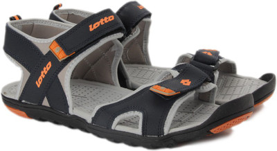 

Lotto Men Grey/Orange Sports Sandals