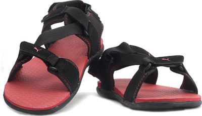 

Puma Men black high risk red Sports Sandals