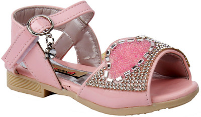 Foot Candy Girls Sports Sandals(Pink