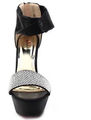 Shuberry Women Black Heels