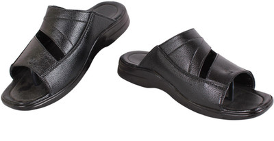 K2 Leather Men Black Sandals