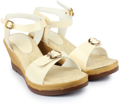 

Bonzer Women Beige Wedges