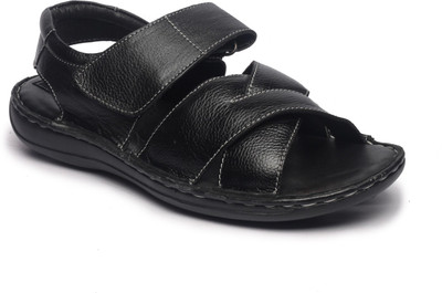 

Feather Leather Men Black Casual