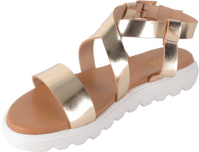 

Estatos Women Golden Flats