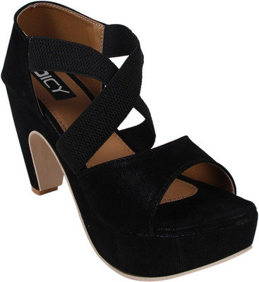 

DICY Women Black Wedges