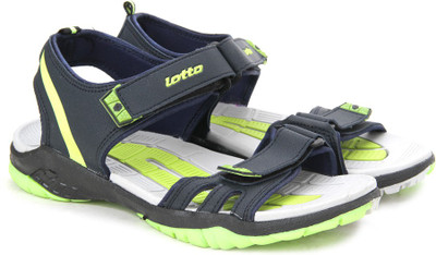 

Lotto Men Black/Lime Sports Sandals
