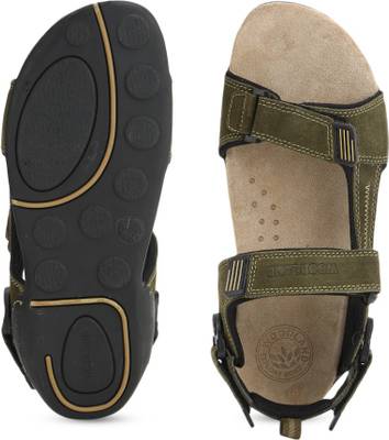 Woodland Men OLIVE GREEN Sports Sandals