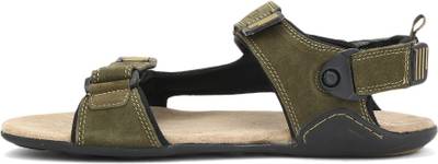 Woodland Men OLIVE GREEN Sports Sandals