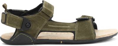 Woodland Men OLIVE GREEN Sports Sandals