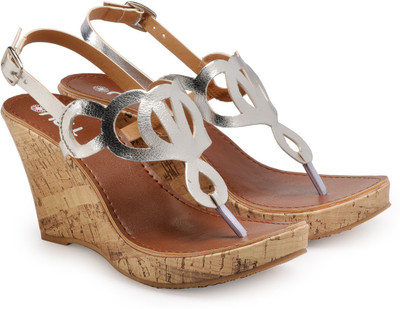 

Nell Women Silver Wedges