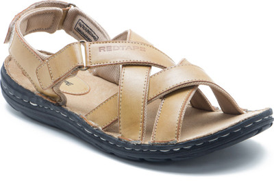 Red Tape Men Tan Sandals