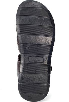 Khadim's Men Black Sandals