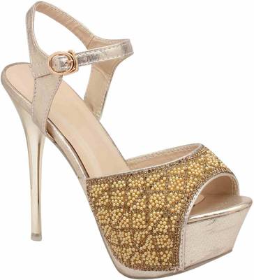 Rialto Women Gold Heels