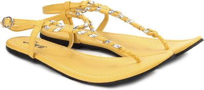 

Jove Women Yellow Flats