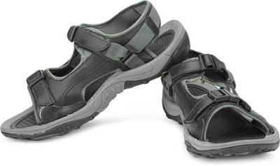 

Lotto Men Grey, Black Sports Sandals