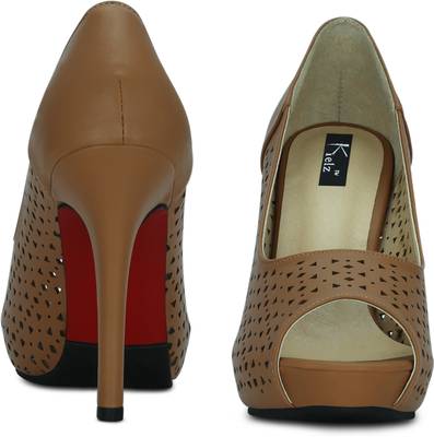 Kielz Women Tan Heels