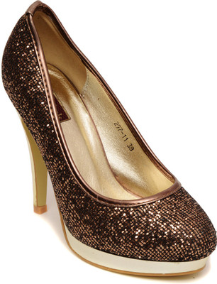 

Flat n Heels Women Brown Heels