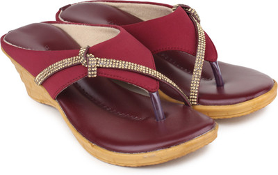 

Shezone Women Red Wedges