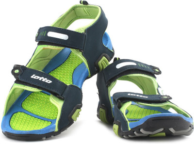 

Lotto Men Blue Lime Sports Sandals