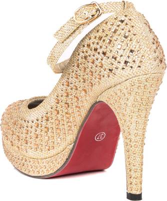 Ten Women Gold Heels