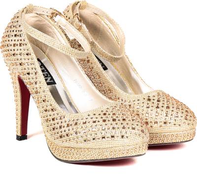 Ten Women Gold Heels