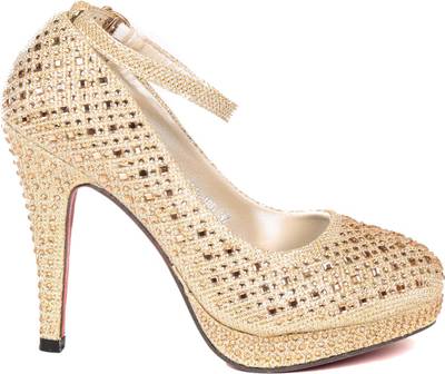 Ten Women Gold Heels