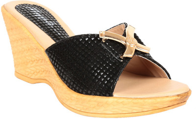 

Adorn Women Black Wedges