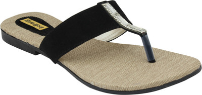 

Indirang Women Black Flats